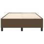 Dark brown fabric bed frame 120x200 cm by vidaXL, Beds and slatted bases - Ref: Foro24-3120849, Price: 119,64 €, Discount: %