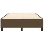 Estructura de cama de tela marrón oscuro 120x200 cm de vidaXL, Camas y somieres - Ref: Foro24-3120849, Precio: 118,22 €, Desc...