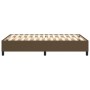 Bettgestell aus dunkelbraunem Stoff, 120 x 200 cm von vidaXL, Betten und Lattenroste - Ref: Foro24-3120849, Preis: 119,89 €, ...