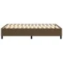 Dark brown fabric bed frame 120x200 cm by vidaXL, Beds and slatted bases - Ref: Foro24-3120849, Price: 118,22 €, Discount: %