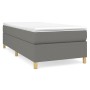 Dark gray fabric bed frame 90x190 cm by vidaXL, Beds and slatted bases - Ref: Foro24-3120922, Price: 79,23 €, Discount: %