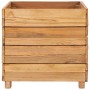 Hochbeet aus recyceltem Teakholz und Stahl, 50 x 40 x 38 cm von vidaXL, Töpfe und Pflanzgefäße - Ref: Foro24-47421, Preis: 70...