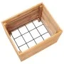 Raised flowerbed in recycled teak wood and steel 50x40x38 cm by vidaXL, Pots and planters - Ref: Foro24-47421, Price: 69,90 €...