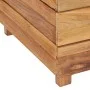 Raised flowerbed in recycled teak wood and steel 50x40x38 cm by vidaXL, Pots and planters - Ref: Foro24-47421, Price: 69,90 €...