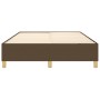 Brown fabric bed frame 140x190 cm by vidaXL, Beds and slatted bases - Ref: Foro24-3120956, Price: 102,63 €, Discount: %