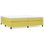 Box spring bed frame green fabric 200x200 cm by vidaXL, Beds and slatted bases - Ref: Foro24-3120893, Price: 110,46 €, Discou...