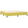 Box spring bed frame green fabric 200x200 cm by vidaXL, Beds and slatted bases - Ref: Foro24-3120893, Price: 111,72 €, Discou...