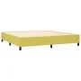 Box spring bed frame green fabric 200x200 cm by vidaXL, Beds and slatted bases - Ref: Foro24-3120893, Price: 110,46 €, Discou...