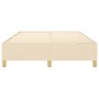 Cream fabric bed frame 140x200 cm by vidaXL, Beds and slatted bases - Ref: Foro24-3120966, Price: 124,44 €, Discount: %