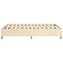 Bettrahmen aus cremefarbenem Stoff, 140 x 200 cm von vidaXL, Betten und Lattenroste - Ref: Foro24-3120966, Preis: 122,52 €, R...