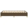 Bettgestell aus dunkelbraunem Stoff, 120 x 200 cm von vidaXL, Betten und Lattenroste - Ref: Foro24-3120948, Preis: 95,37 €, R...