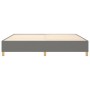 Estructura de cama de tela gris oscuro 140x200 cm de vidaXL, Camas y somieres - Ref: Foro24-3120962, Precio: 117,27 €, Descue...