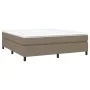 Taupe gray fabric bed frame 160x200 cm by vidaXL, Beds and slatted bases - Ref: Foro24-3120874, Price: 148,41 €, Discount: %