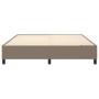 Estructura de cama de tela gris taupe 160x200 cm de vidaXL, Camas y somieres - Ref: Foro24-3120874, Precio: 153,90 €, Descuen...