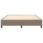 Estructura de cama de tela gris taupe 160x200 cm de vidaXL, Camas y somieres - Ref: Foro24-3120874, Precio: 157,20 €, Descuen...