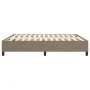 Taupe gray fabric bed frame 160x200 cm by vidaXL, Beds and slatted bases - Ref: Foro24-3120874, Price: 148,41 €, Discount: %