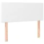Cama box spring con colchón cuero sintético blanco 90x190 cm de vidaXL, Camas y somieres - Ref: Foro24-3140982, Precio: 306,8...