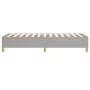 Light gray fabric bed frame 80x200 cm by vidaXL, Beds and slatted bases - Ref: Foro24-3120913, Price: 91,50 €, Discount: %