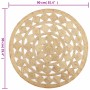 Alfombra hecha a mano de yute trenzado 90 cm de vidaXL, Alfombras - Ref: Foro24-133710, Precio: 36,95 €, Descuento: %