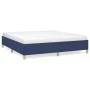 Blue fabric bed frame 180x200 cm by vidaXL, Beds and slatted bases - Ref: Foro24-3120983, Price: 129,75 €, Discount: %