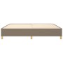 Estructura de cama de tela gris taupe 200x200 cm de vidaXL, Camas y somieres - Ref: Foro24-3120989, Precio: 168,04 €, Descuen...