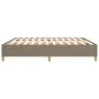 Taupe gray fabric bed frame 200x200 cm by vidaXL, Beds and slatted bases - Ref: Foro24-3120989, Price: 162,03 €, Discount: %