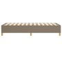 Taupe gray fabric bed frame 90x200 cm by vidaXL, Beds and slatted bases - Ref: Foro24-3120933, Price: 114,44 €, Discount: %