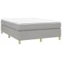 Light gray fabric bed frame 140x190 cm by vidaXL, Beds and slatted bases - Ref: Foro24-3120953, Price: 118,34 €, Discount: %