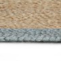 Handgefertigter Juteteppich mit olivgrünem Rand, 150 cm von vidaXL, Teppiche - Ref: Foro24-133682, Preis: 60,68 €, Rabatt: %
