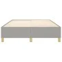 Light gray fabric bed frame 140x190 cm by vidaXL, Beds and slatted bases - Ref: Foro24-3120953, Price: 118,34 €, Discount: %