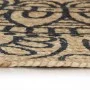 Handgewebter Juteteppich mit dunkelblauem Aufdruck, 90 cm von vidaXL, Teppiche - Ref: Foro24-133701, Preis: 25,35 €, Rabatt: %