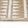 Handgewebter Juteteppich mit weißem Aufdruck, 90 cm von vidaXL, Teppiche - Ref: Foro24-133692, Preis: 34,82 €, Rabatt: %