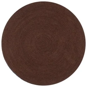 Alfombra de yute tejida a mano redonda marrón 120 cm de vidaXL, Alfombras - Ref: Foro24-133672, Precio: 48,69 €, Descuento: %