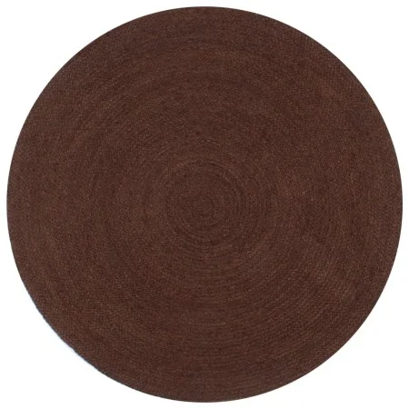 Alfombra de yute tejida a mano redonda marrón 120 cm de vidaXL, Alfombras - Ref: Foro24-133672, Precio: 48,69 €, Descuento: %
