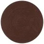 Alfombra de yute tejida a mano redonda marrón 120 cm de vidaXL, Alfombras - Ref: Foro24-133672, Precio: 48,69 €, Descuento: %