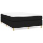 Black fabric bed frame 140x200 cm by vidaXL, Beds and slatted bases - Ref: Foro24-3120963, Price: 115,63 €, Discount: %