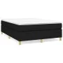 Black fabric bed frame 140x200 cm by vidaXL, Beds and slatted bases - Ref: Foro24-3120963, Price: 113,59 €, Discount: %