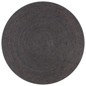 Gray Round Handwoven Jute Rug 90cm by vidaXL, Rugs - Ref: Foro24-133665, Price: 31,19 €, Discount: %