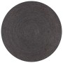 Gray Round Handwoven Jute Rug 90cm by vidaXL, Rugs - Ref: Foro24-133665, Price: 29,35 €, Discount: %