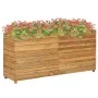 Hochbeet aus recyceltem Teakholz und Stahl, 150 x 40 x 72 cm von vidaXL, Töpfe und Pflanzgefäße - Ref: Foro24-47429, Preis: 3...