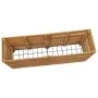 Raised flowerbed in recycled teak wood and steel 150x40x72 cm by vidaXL, Pots and planters - Ref: Foro24-47429, Price: 333,83...