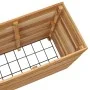 Hochbeet aus recyceltem Teakholz und Stahl, 150 x 40 x 72 cm von vidaXL, Töpfe und Pflanzgefäße - Ref: Foro24-47429, Preis: 3...