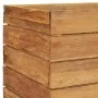 Hochbeet aus recyceltem Teakholz und Stahl, 150 x 40 x 72 cm von vidaXL, Töpfe und Pflanzgefäße - Ref: Foro24-47429, Preis: 3...