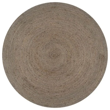 Alfombra de yute tejida a mano redonda gris 120 cm de vidaXL, Alfombras - Ref: Foro24-133663, Precio: 48,35 €, Descuento: %