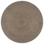 Alfombra de yute tejida a mano redonda gris 120 cm de vidaXL, Alfombras - Ref: Foro24-133663, Precio: 48,35 €, Descuento: %