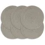 Round individual placemats, set of 6, plain gray cotton, 38 cm by vidaXL, Placemats - Ref: Foro24-133849, Price: 24,59 €, Dis...