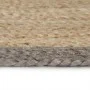 Handmade jute rug with gray border 120 cm by vidaXL, Rugs - Ref: Foro24-133675, Price: 70,13 €, Discount: %