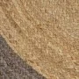 Handmade jute rug with gray border 120 cm by vidaXL, Rugs - Ref: Foro24-133675, Price: 70,13 €, Discount: %
