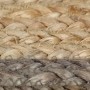 Handmade jute rug with gray border 120 cm by vidaXL, Rugs - Ref: Foro24-133675, Price: 71,62 €, Discount: %