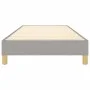 Estructura de cama de tela gris claro 100x200 cm de vidaXL, Camas y somieres - Ref: Foro24-3120590, Precio: 70,37 €, Descuent...